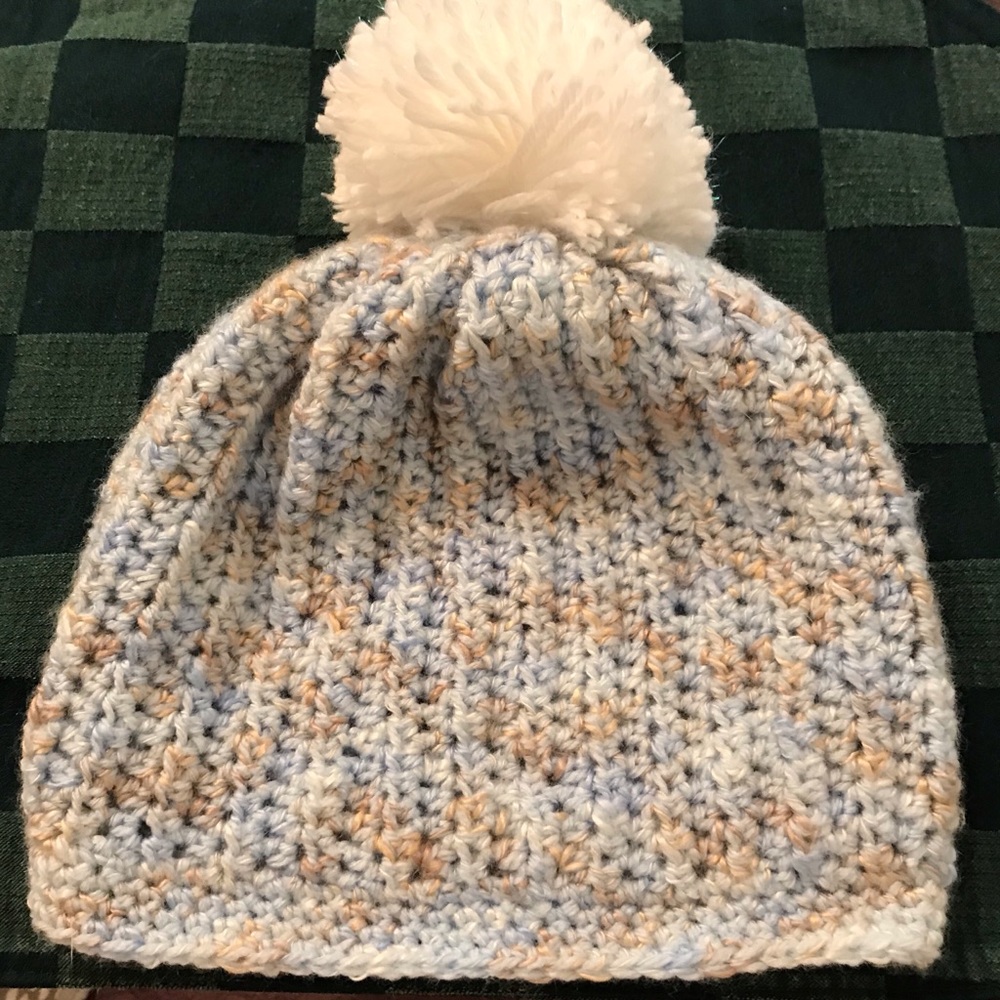 Girl’s Hand Crocheted Beanie